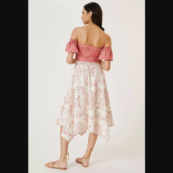 NWT Anthropologie Lace-Up Maxi Skirt - XL - Picture 5 of 7